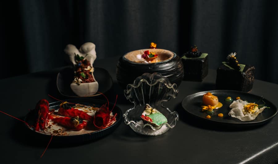 A selection of dishes from the menu